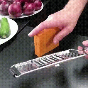 Multi-Purpose Vegetable Slicer with Stainless Steel Blades - Cuts Fruits & Vegetables