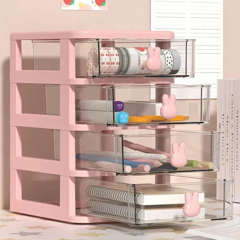Multi-Color Household Desk Drawer Organizer Pen Hair Accessories Storage Box