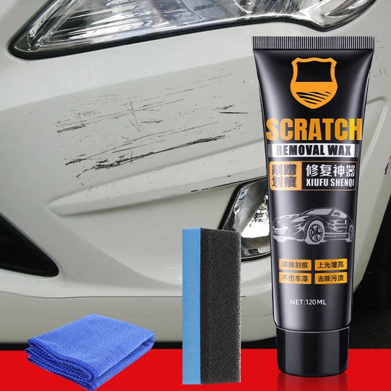 Car Scratch Repair Wax 120ml Multi-Purpose Paint Swirl Remover for Automotive Care