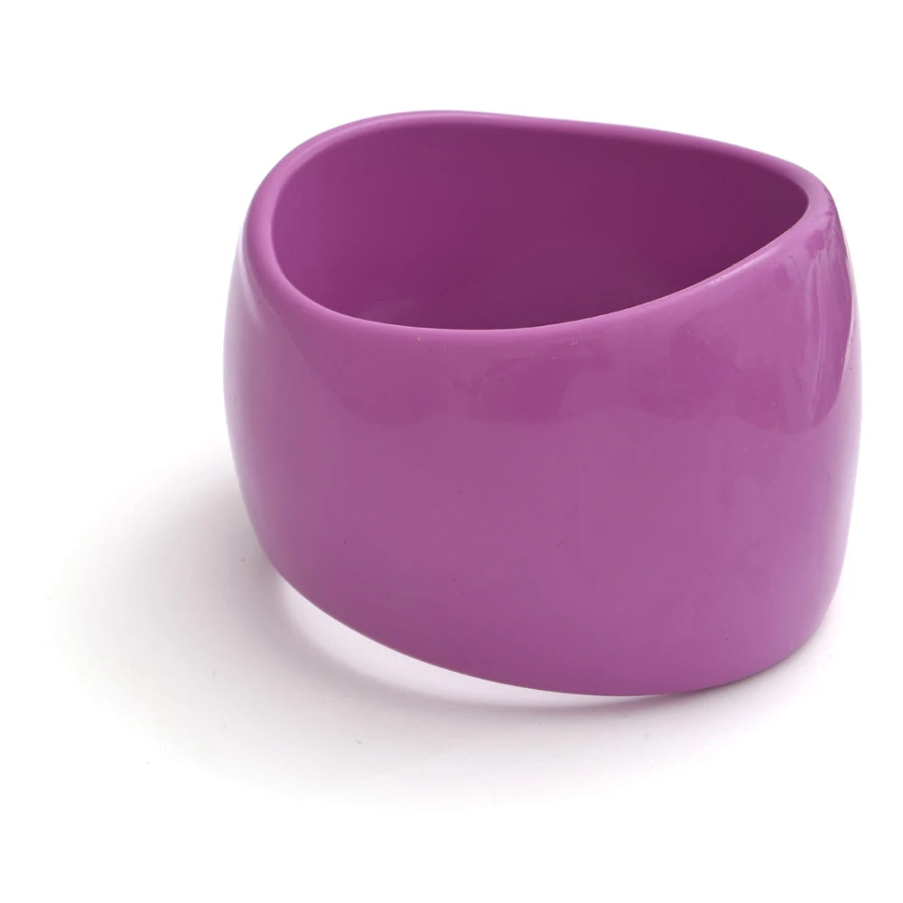 Large Resin Wide Bracelet Bangle for Women Summer Party Jewelry