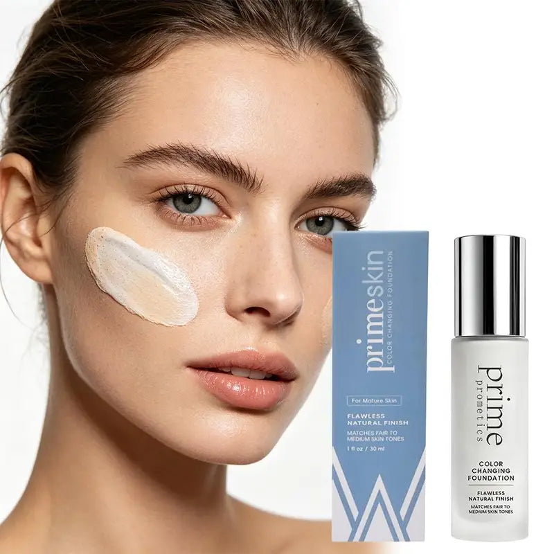 Color Shift Foundation Primer - Moisturizing, Waterproof, Longwear, Natural Finish