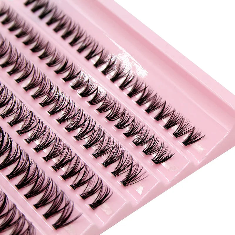 Big Capacity DIY Cluster Eyelash Extensions 8-16mm Charm Style False Lashes