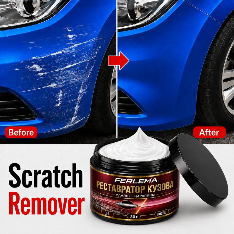 Car Paint Scratch Remover Wax - Auto Polishing Paste for Light Scratches and Stains