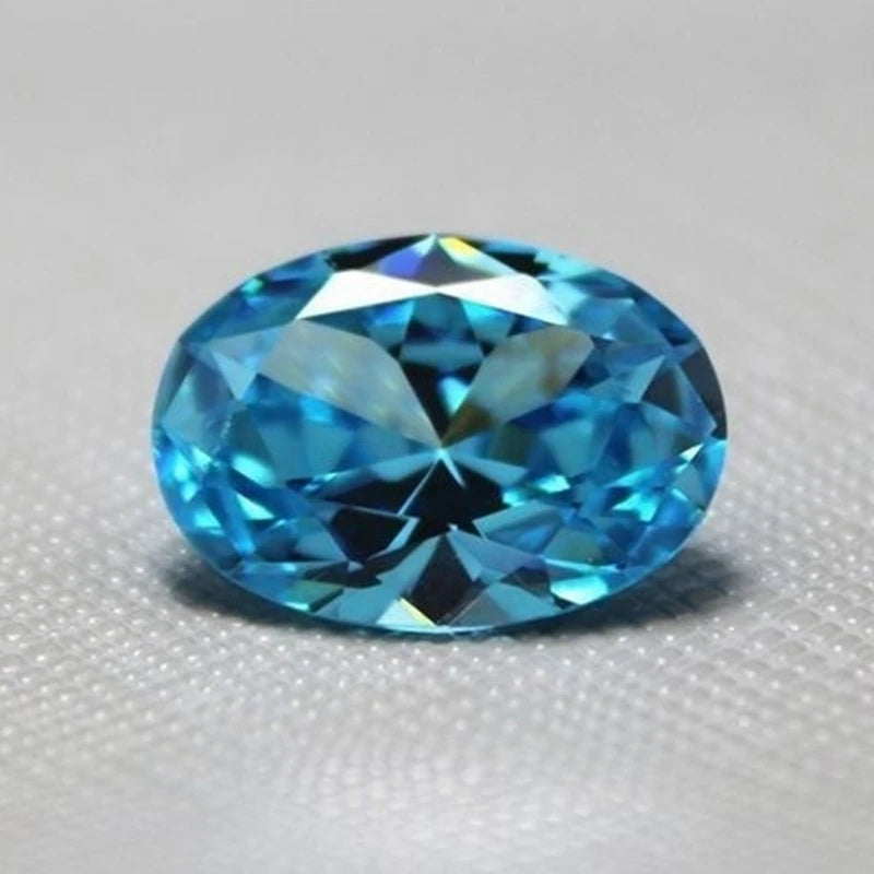 Natural Mined Aquamarine Loose Gemstone 12-16mm Oval Cut for Jewelry Making