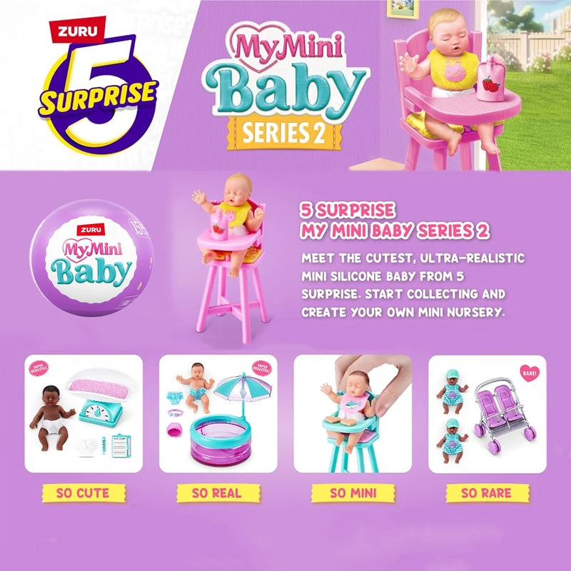 Miniature Mystery Doll Capsule Set - Collectible Toys for Kids
