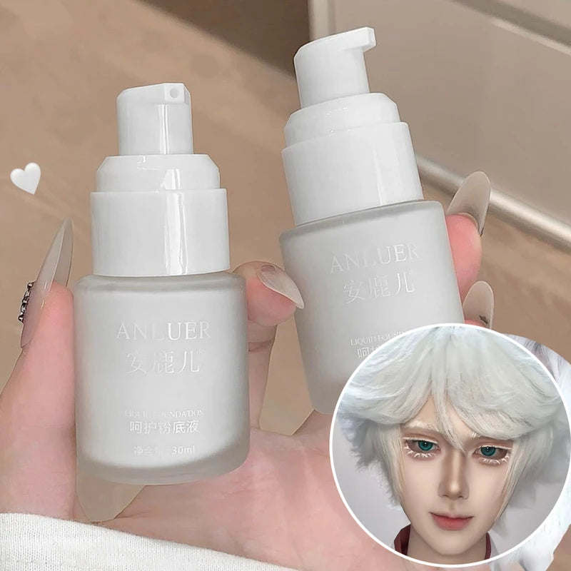 Full Coverage Waterproof Matte Liquid Foundation - Long Wear Makeup Base 30ml