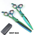 Professional Hair Cutting Shears 7'' Damask Pattern Thinning Scissors for Barber & Hairdresser