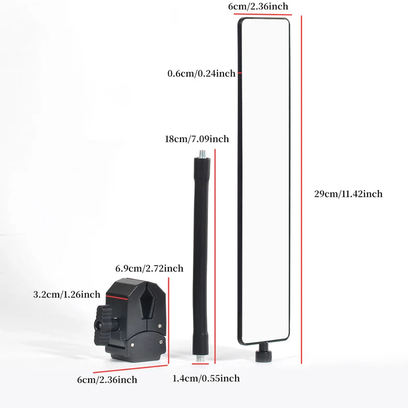 Hands-Free Lash Extension Mirror with Clip and Tray Stand for Lash Artists