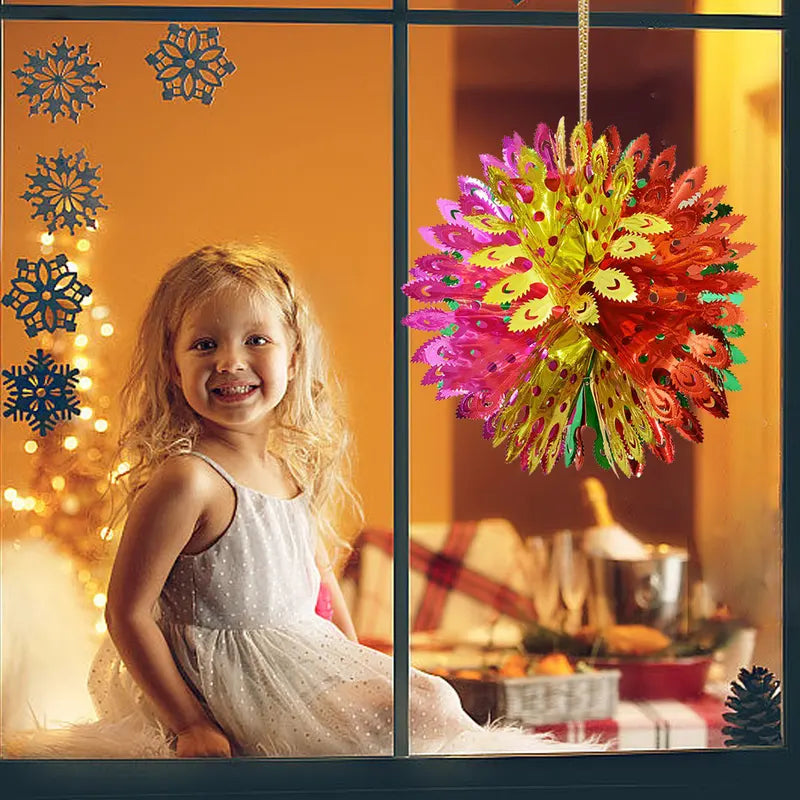 Christmas Foil Garlands Hanging Decoration Festive Ceiling & Wall Decor