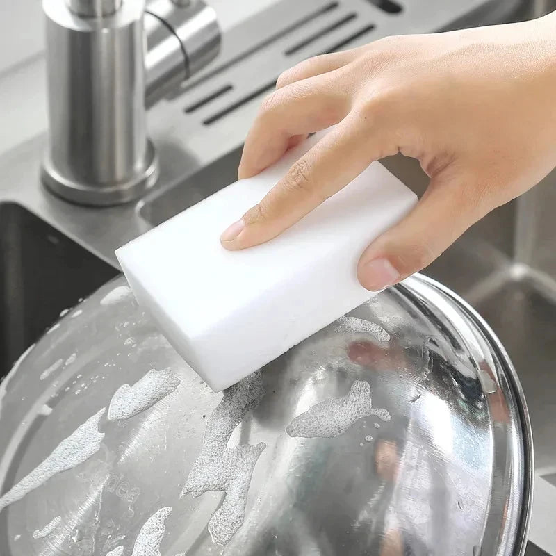 Magic Sponge Eraser Cleaning Sponges 10-60 Pcs Reusable Kitchen Bathroom Office