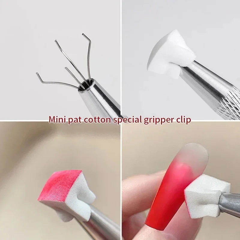 Nail Art Gradient Sponges with Grip Tool Set for Manicure DIY