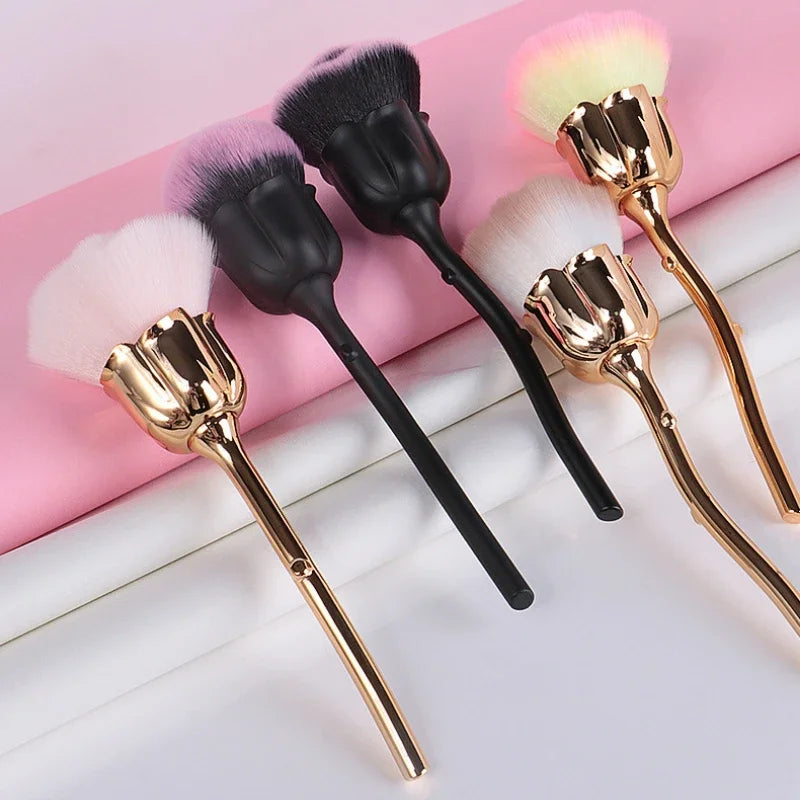 High-Quality Nail Art Brush for Acrylic and Gel Polish Cleaning - Multiple Handle Colors