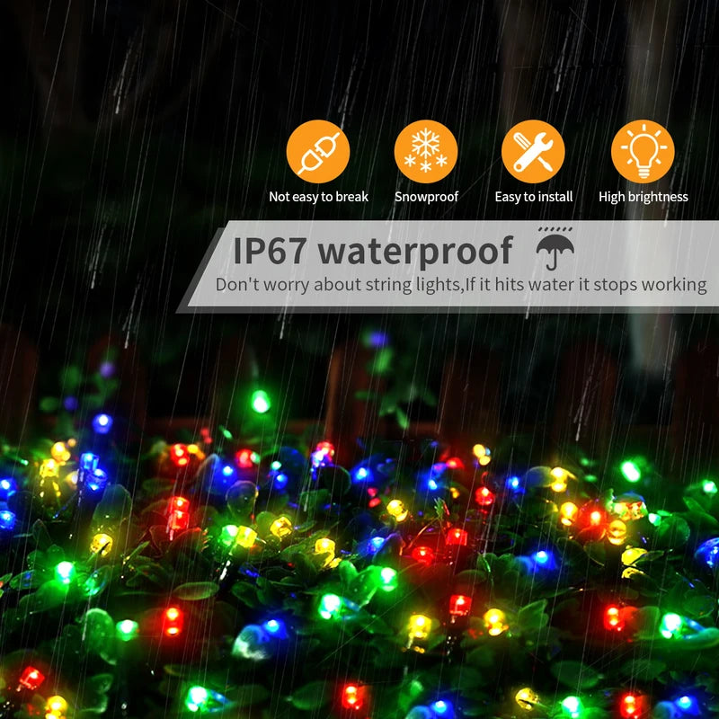 Outdoor LED String Lights 10M-100M Waterproof Fairy Garden Party Decor