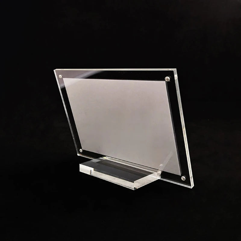 Acrylic Desktop Photo Frame Display Stand for Certificates and Posters