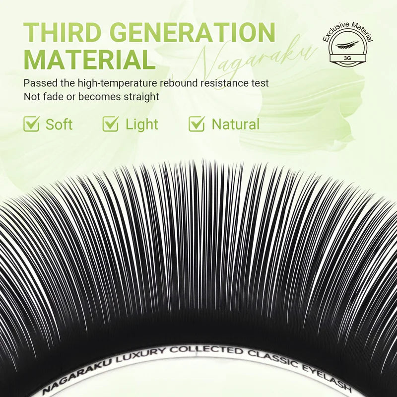 False Eyelash Set - Handmade Dense Volume Lashes for Extensions, Multiple Styles