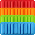 Silicone Mold 10 Cavity Finger & Rectangular Chocolate Cookie Ice Trays Baking Tool