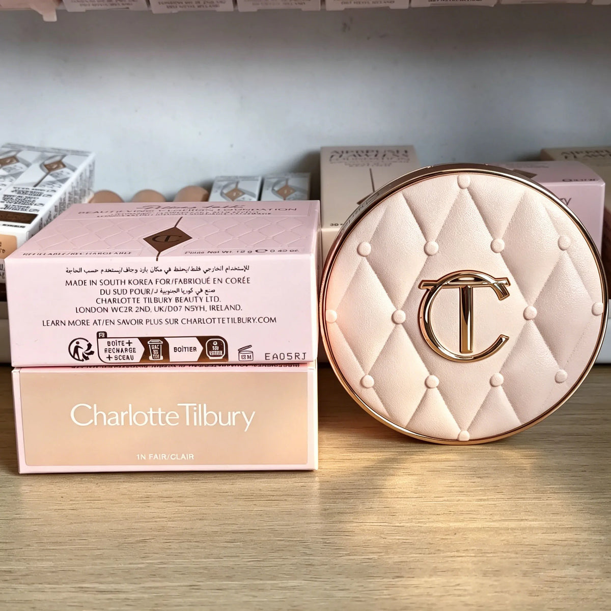 Portable SoftLight Oil Control Liquid Foundation with Micro Light Powder Air Cushion - Natural Makeup