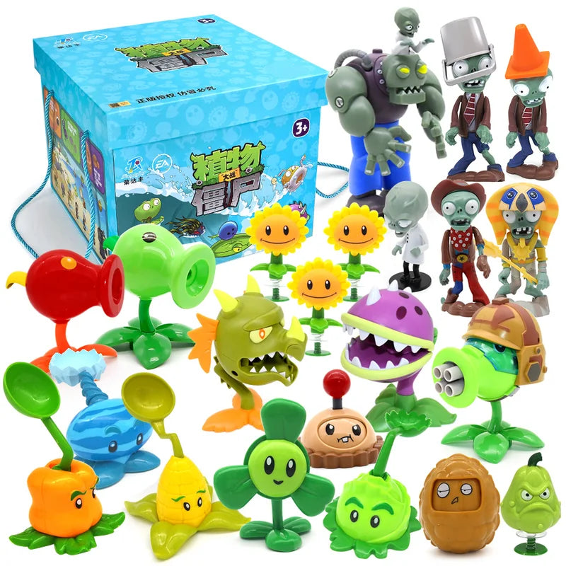 Plants vs Zombies Action Figure Set for Kids - PVC Toy Collection