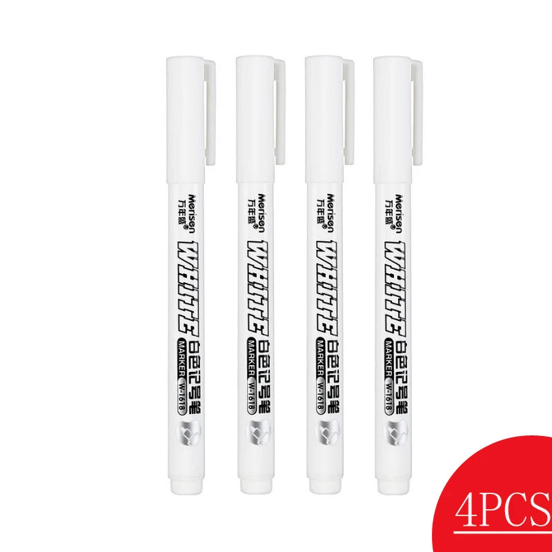 Permanent Paint Pen Set - Fine 1mm Tip Waterproof Oil-Based Graffiti Markers