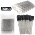 Eyelash Extension Removal Micro Makeup Brush Set for Lash & Lip Makeup, 200 Pieces