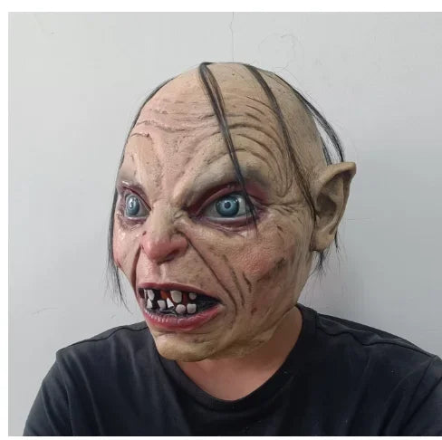 Gollum Latex Mask Cosplay Horror Mask for Halloween Party & Masquerade