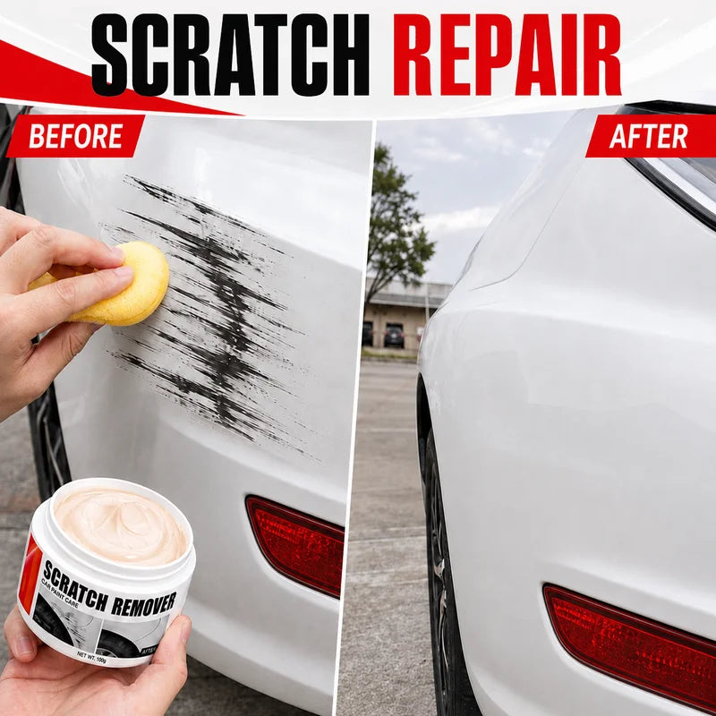 Car Paint Scratch Remover Paste for Vehicle Surface Care - Swirl Marks Repair & Polishing Wax