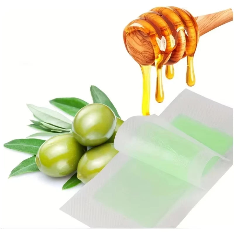 Professional Hair Removal Wax Strips for Legs Face Body - Cold Double-Sided Paper