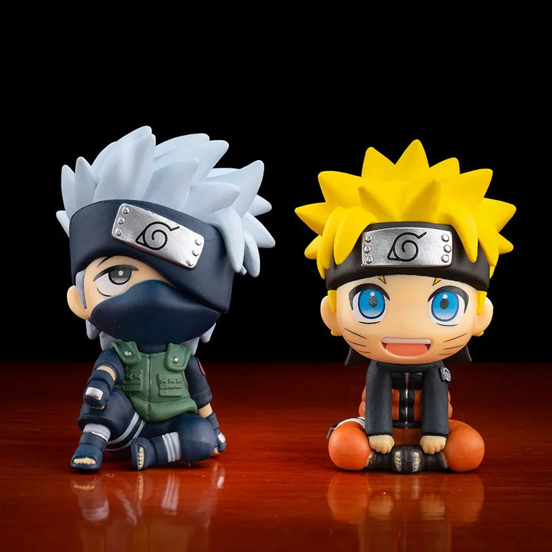9cm Anime Action Figures Set - Naruto Sasuke Kakashi Itachi PVC Collectible Toys