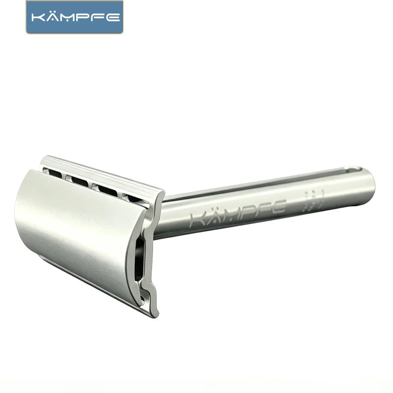 Men's Double Edge Safety Razor Aluminum Wet Shaving Razor - Lightweight & Durable