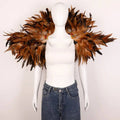 Unisex Feather Shawl for Costume Role Play and Party Wear