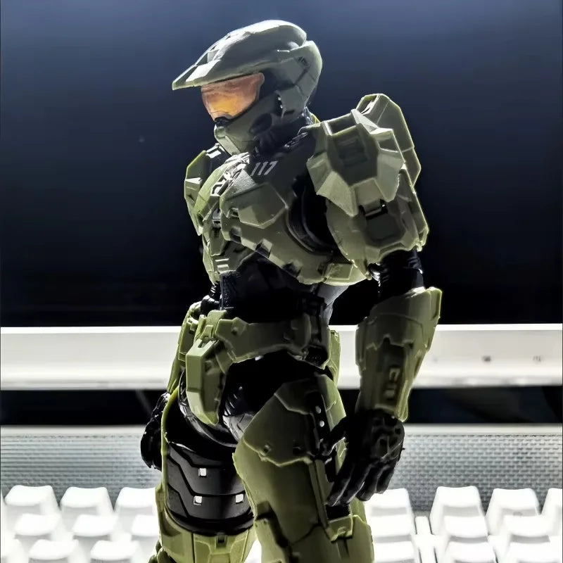 18cm Action Figure Sierra 117 John Reclaimer Mk VI Collectible Toy - Super Soldiers