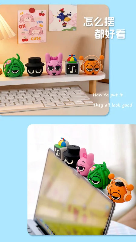 Wireless Emoji Desktop Sound Speaker - Cartoon Anime Gaming Gift for Kids & Adults