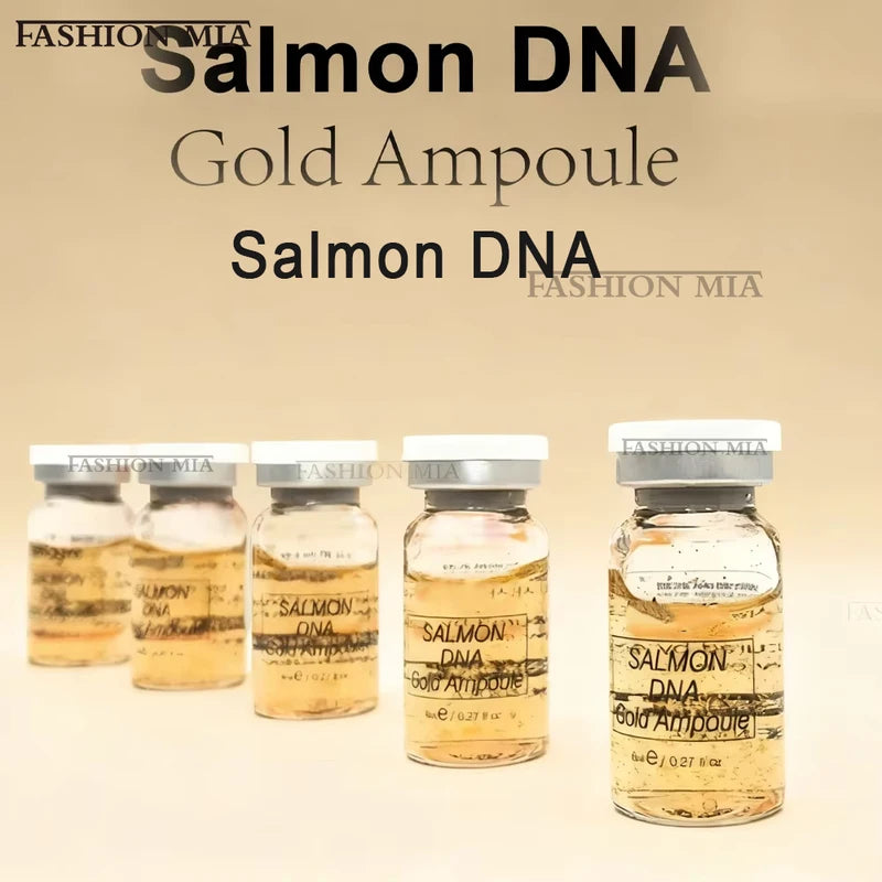 Skin Care Serum Kit with Salmon DNA & Gold Ampoule - Deep Moisturizing