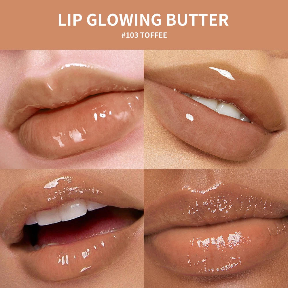 Long Lasting Moisturizing Lip Gloss with Glitter and Shine - Lip Lipstick & Lip Tint