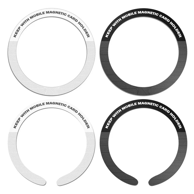 Magnetic Plate Ring for Mobile Phones Universal Metal Sticker Support for Wireless Charging and Car Holders