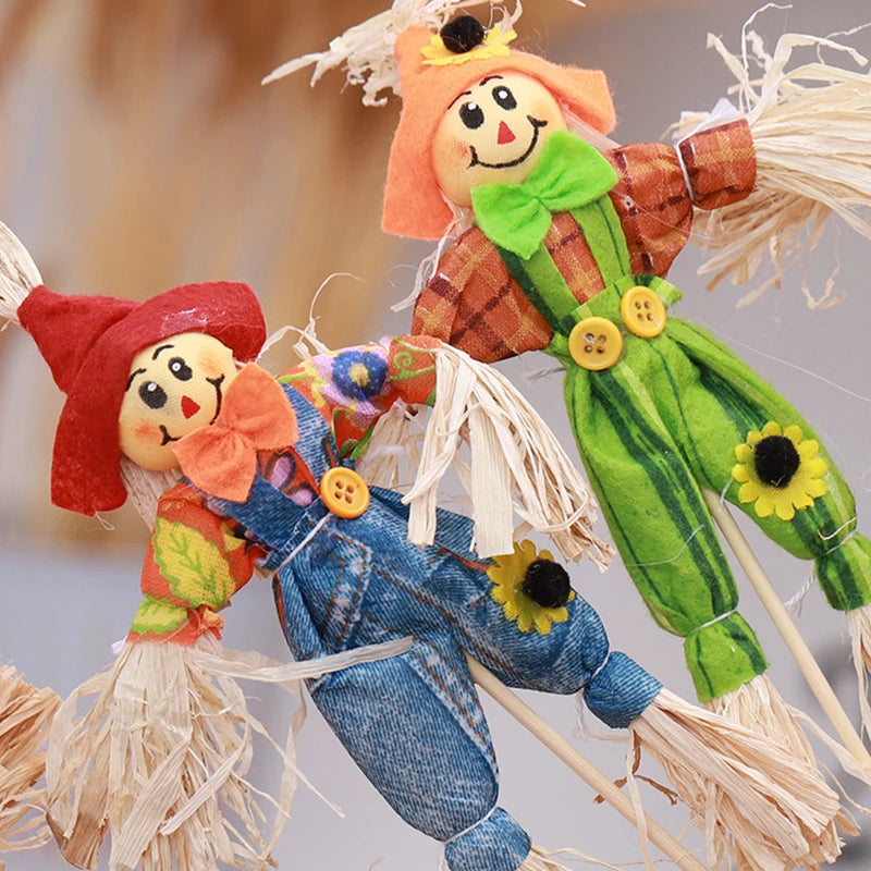 Autumn Harvest Scarecrow Garden Decoration Halloween Yard Decor
