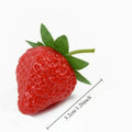 Artificial Strawberry Fruit Set for Home Decor, Parties & Photography - Multiple Sizes