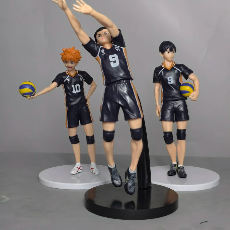 Anime Haikyu!! PVC Gachapon Figures - 13cm Desktop Toy Collection - Multiple Colors