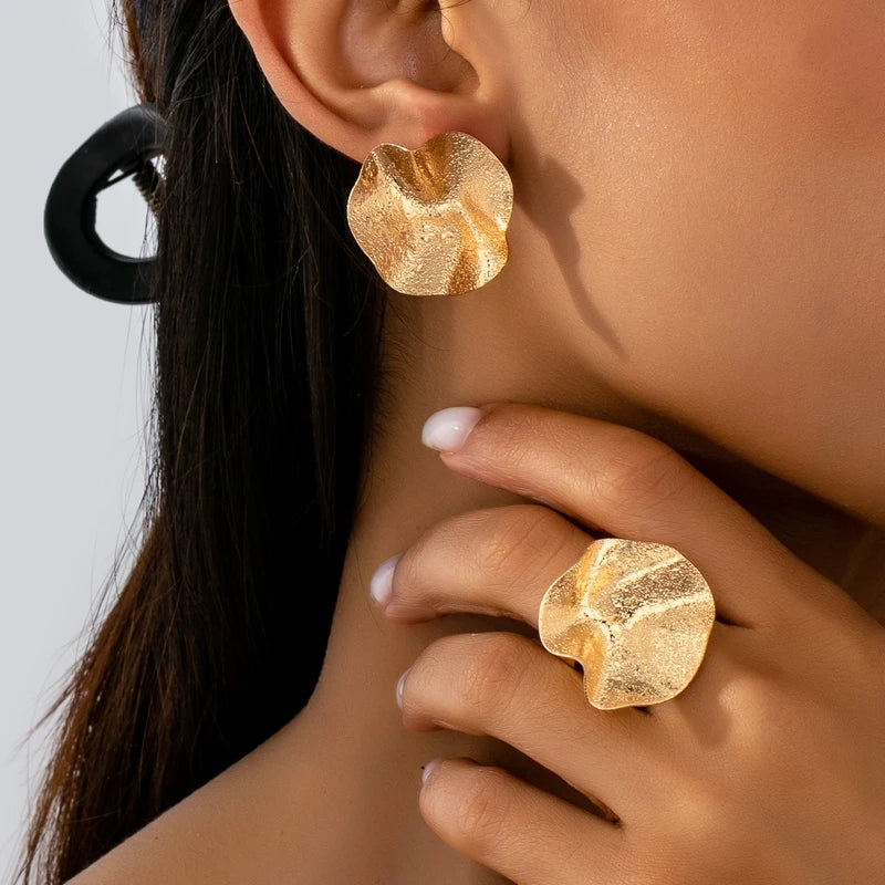 Women's Geometric Jewelry Set Earrings & Ring Casual & Vacation Wear