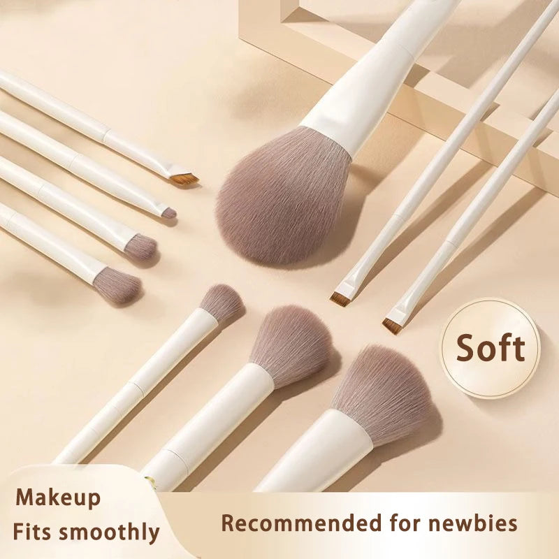 12-Piece Makeup Brush Set for Face Eyeshadow Blush Foundation and Concealer