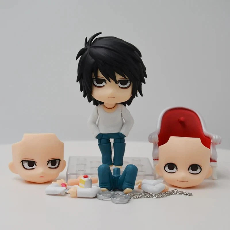 Death Note Anime Action Figure PVC Model Doll - Light & L Characters - 10cm Collectible Toys