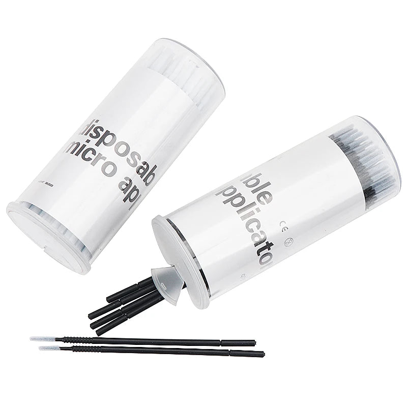 Disposable Microbrush Wands for Eyelash Extensions Makeup Tools - 100 Pcs