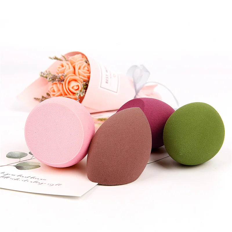 Water Drop Shape Makeup Sponge Blending Puff for Foundation & Powder