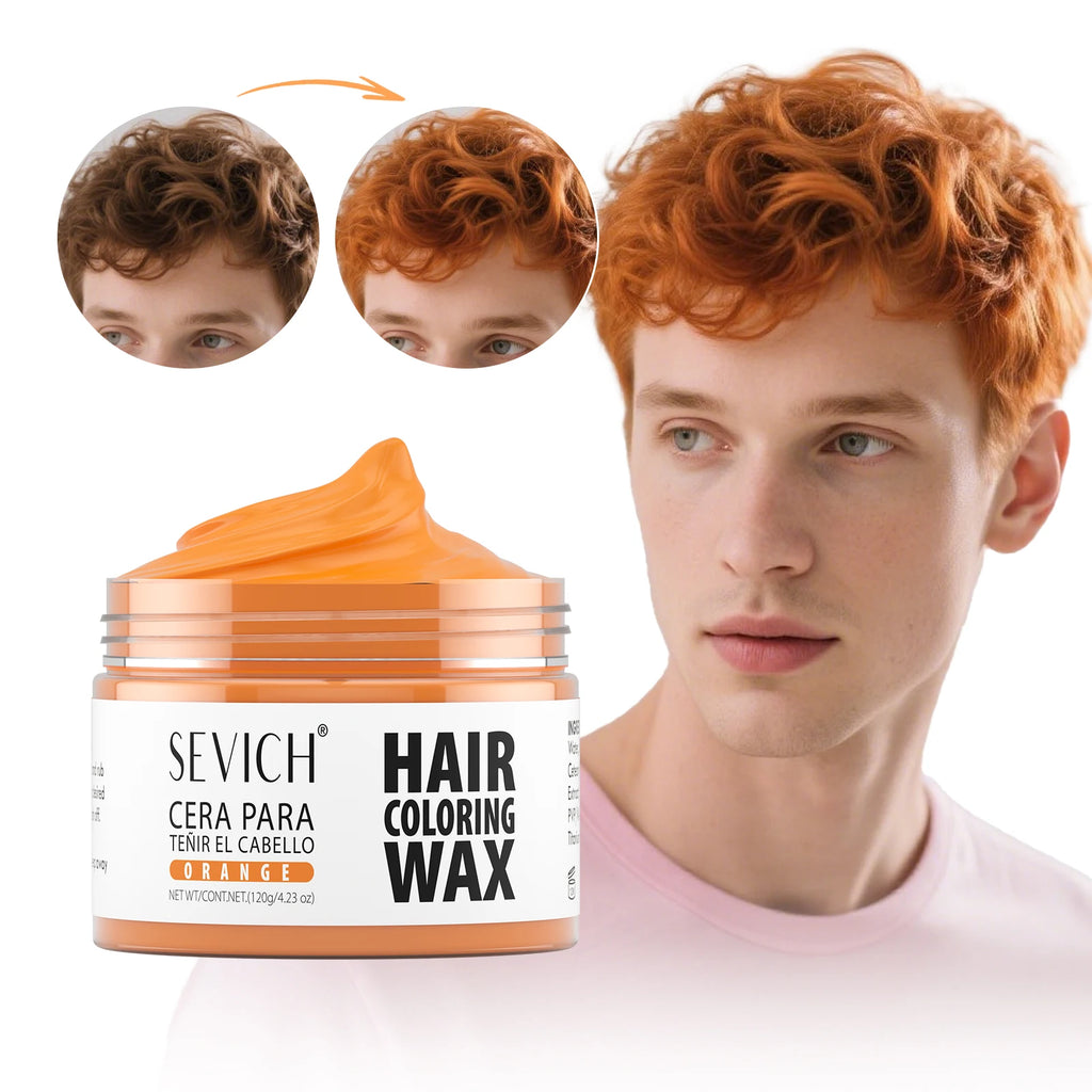 Halloween Hair Colour Wax Set - 13 Vibrant Colors, Easy Wash, DIY Hair Dye