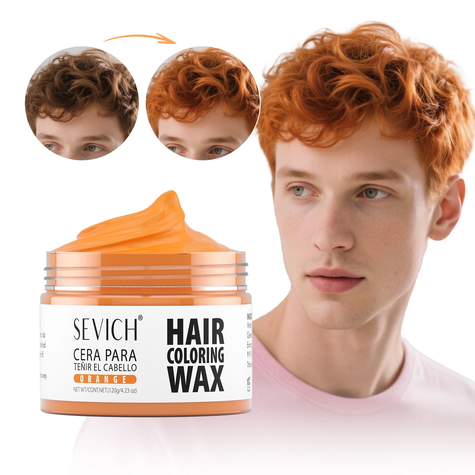 Halloween Hair Colour Wax Set - 13 Vibrant Colors, Easy Wash, DIY Hair Dye