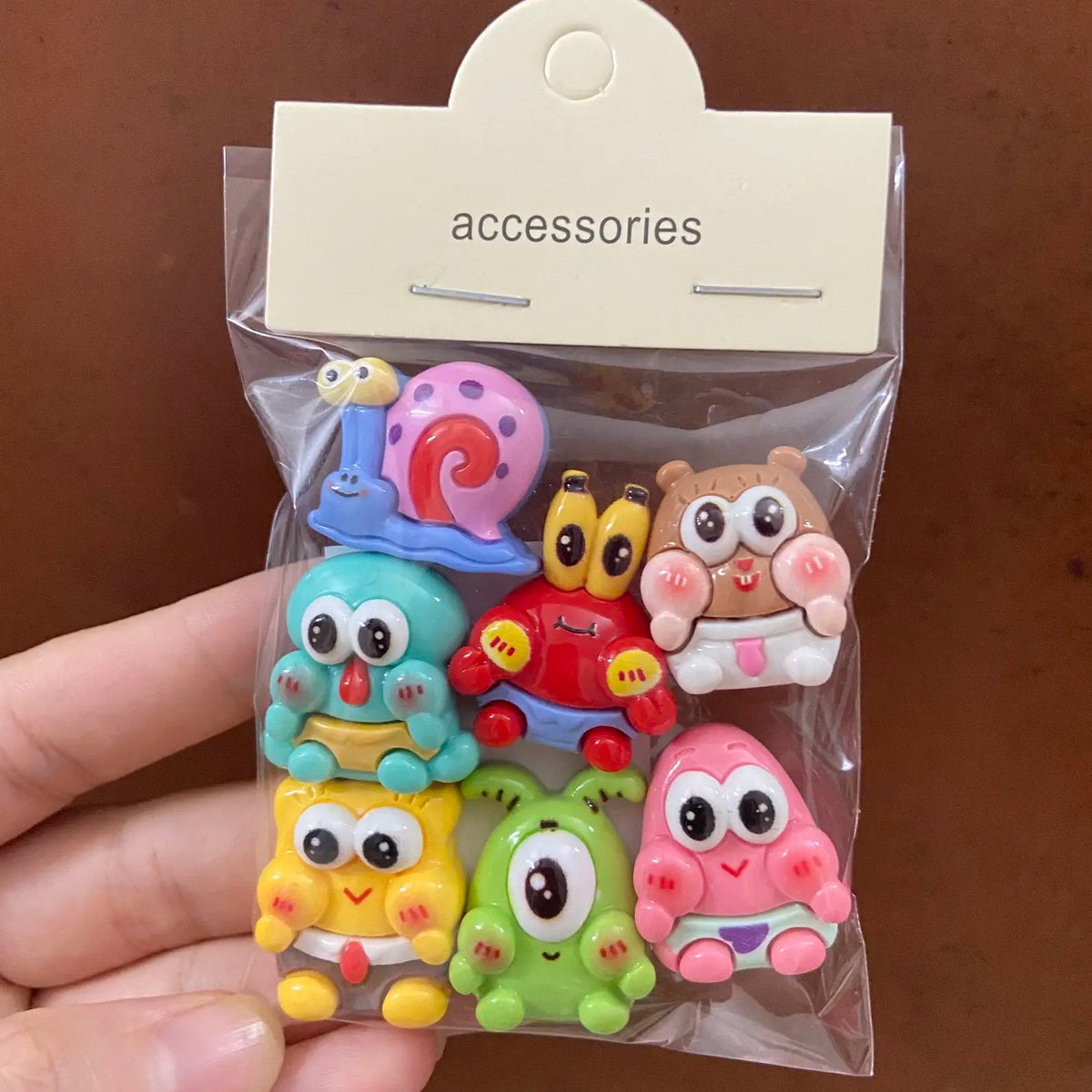 Cute Cartoon SpongeBob and Patrick Sticker Set for DIY Decoration, Gift