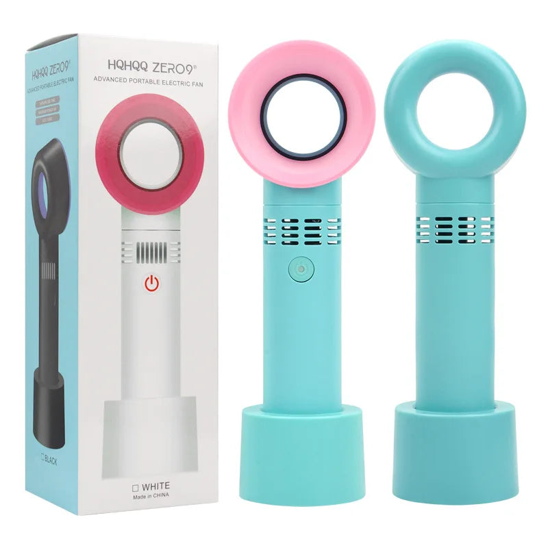 USB Charging Eyelash Dryer Bladeless Fan for False Lashes & Makeup Setting