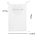 Foldable Mesh Laundry Basket with Wall Hook - Clothing Organizer & Storage Bag