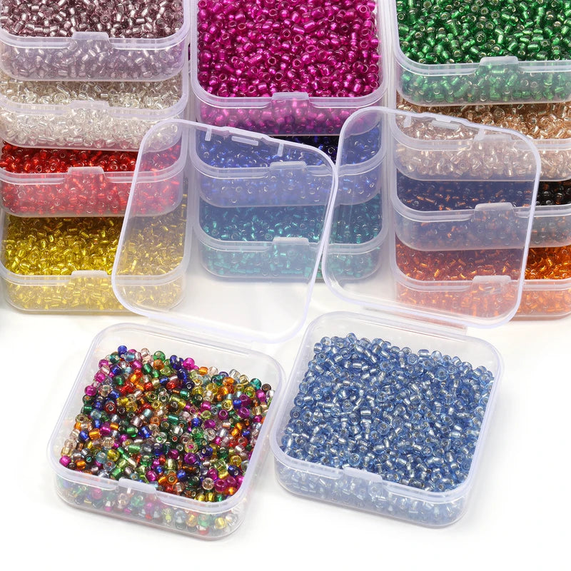 Multicolor 3mm Czech Glass Beads - 1000pcs DIY Jewelry Making Supplies