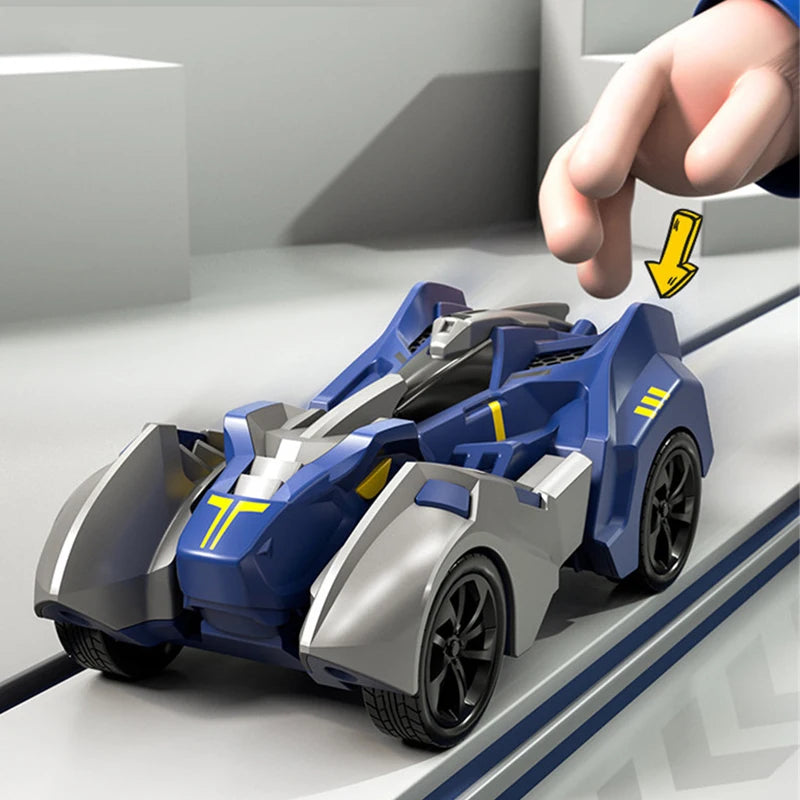 Transforming Dinosaur Car Toy with Inertial Sliding & Robot Features – Kids Gift